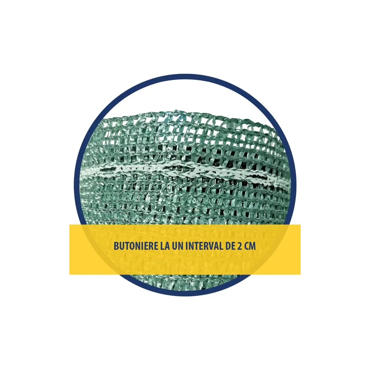 Plasa umbrire 80 g/mp, 2 x 10 m - verde + alb, DSH 240973 1