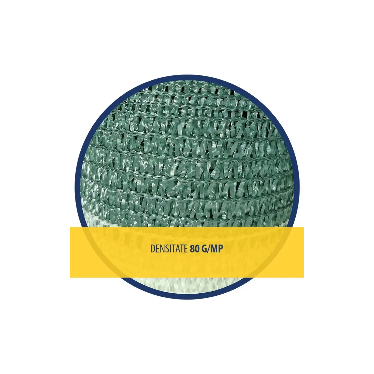 Plasa umbrire 80 g/mp, 2 x 10 m - verde + alb, DSH 240973 2