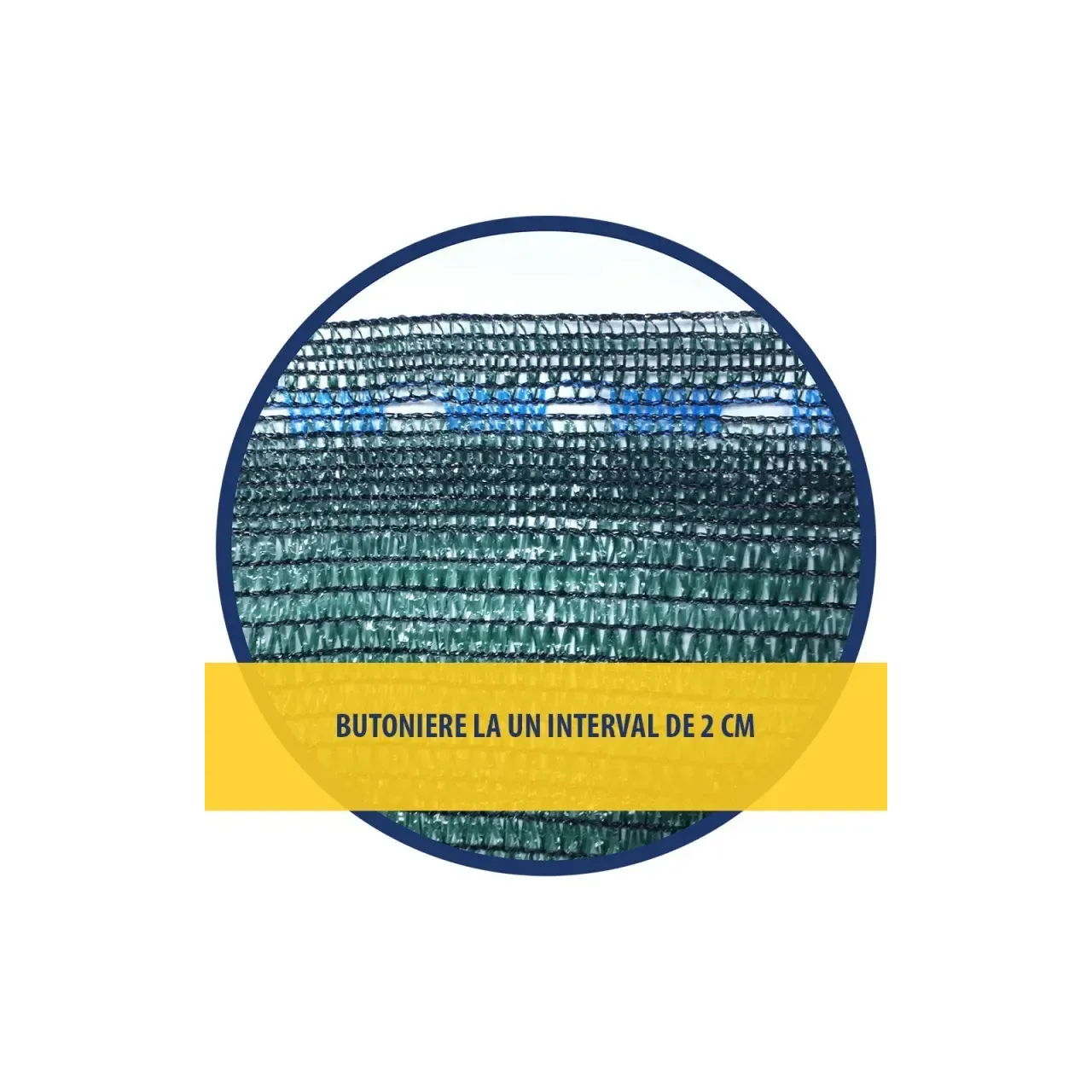 Plasa umbrire 80 g/mp, 1 x 50 m, verde, DSH 241130 1