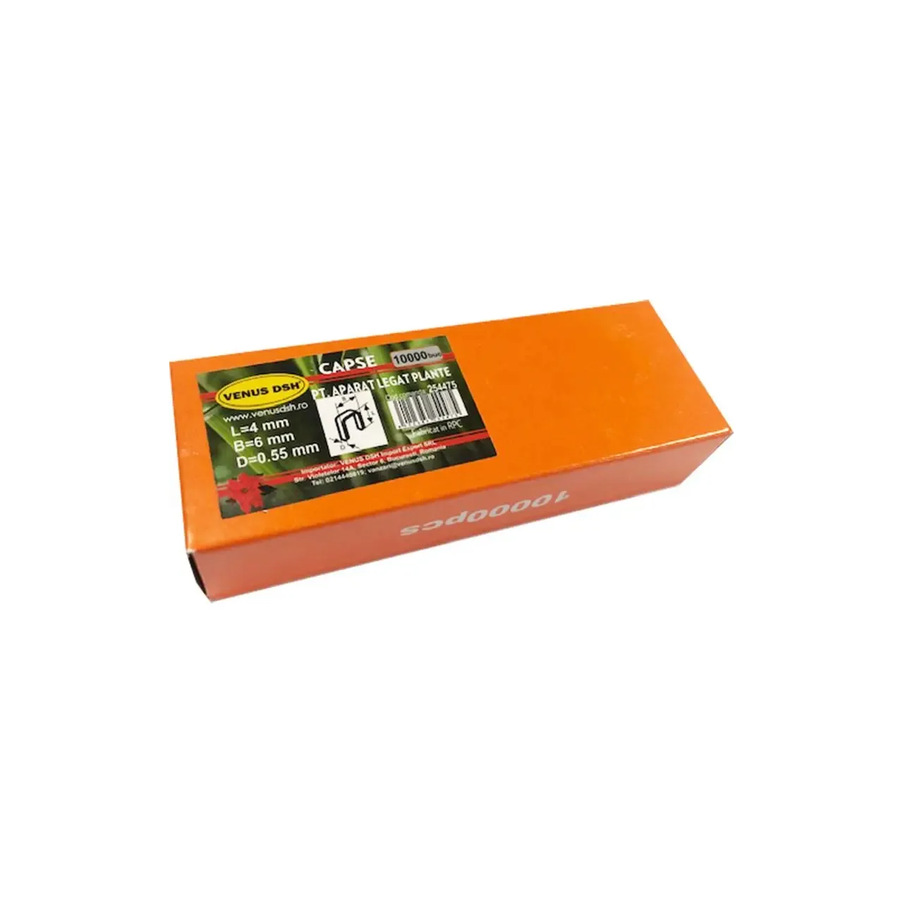 Capse pentru aparat legat plante - 4 x 6 x 0.55 mm (10000 buc), DSH 254475 1