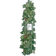 Gard decorativ artificial extensibil, lemn cu frunze iedera 1.0x1.8 m - wy151202 DSH 493850 2