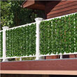 Gard decorativ artificial frunze artar inchis 1.0x3.0 m DSH 493867 3