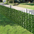 Gard decorativ artificial frunze bicolor 1.0x3.0 m DSH 493874 4
