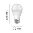 Bec LED A70 E27 16W lumina rece LR 6400K (include taxa timbru verde 0.40 lei) Valcor VLC11025