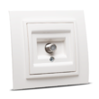Zena Alb Priza Satelit F Conector ST 3