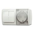Eva Modul Comutator Priza Capac CP PT IP54 1