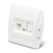 Zirve Priza UTP 1xRJ45 Cat6E ST 2