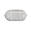 Lampa BAT Grila Ovala 1xE27 60W Alb 2