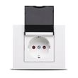 Priza Schuko Protectie Copii ST Alb 1
