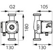 Pompa circulatie Ferro GPD 32X60X180 , Ferro 0302W 1