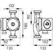 Pompa circulatie electronica Ferro GPA II 32X6X180 pentru instalatii de incalzire, Ferro 0606W 1
