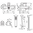 Baterie perete cada/dus Zicco, crom cu accesorii, Ferro BZI11 1