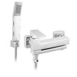 Baterie perete cada/dus Zicco, crom cu set de dus si pipa comutator, Ferro BZI11R 1