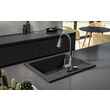 Chiuveta granit 1 cuva 48x58 MEZZO II, grafit, Ferro DRGM1/48/58BA 2