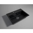Chiuveta granit 1 cuva 48x58 MEZZO II, grafit shine, Ferro DRGM1/48/58HA 2