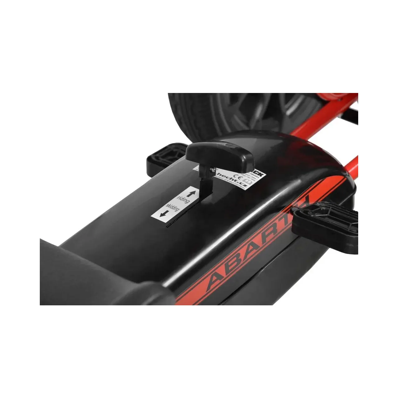 Kart cu pedale HECHT Abarth Black, greutate maxima suportata 25 kg, dimensiuni 113 x 57 x 73 cm, negru 5