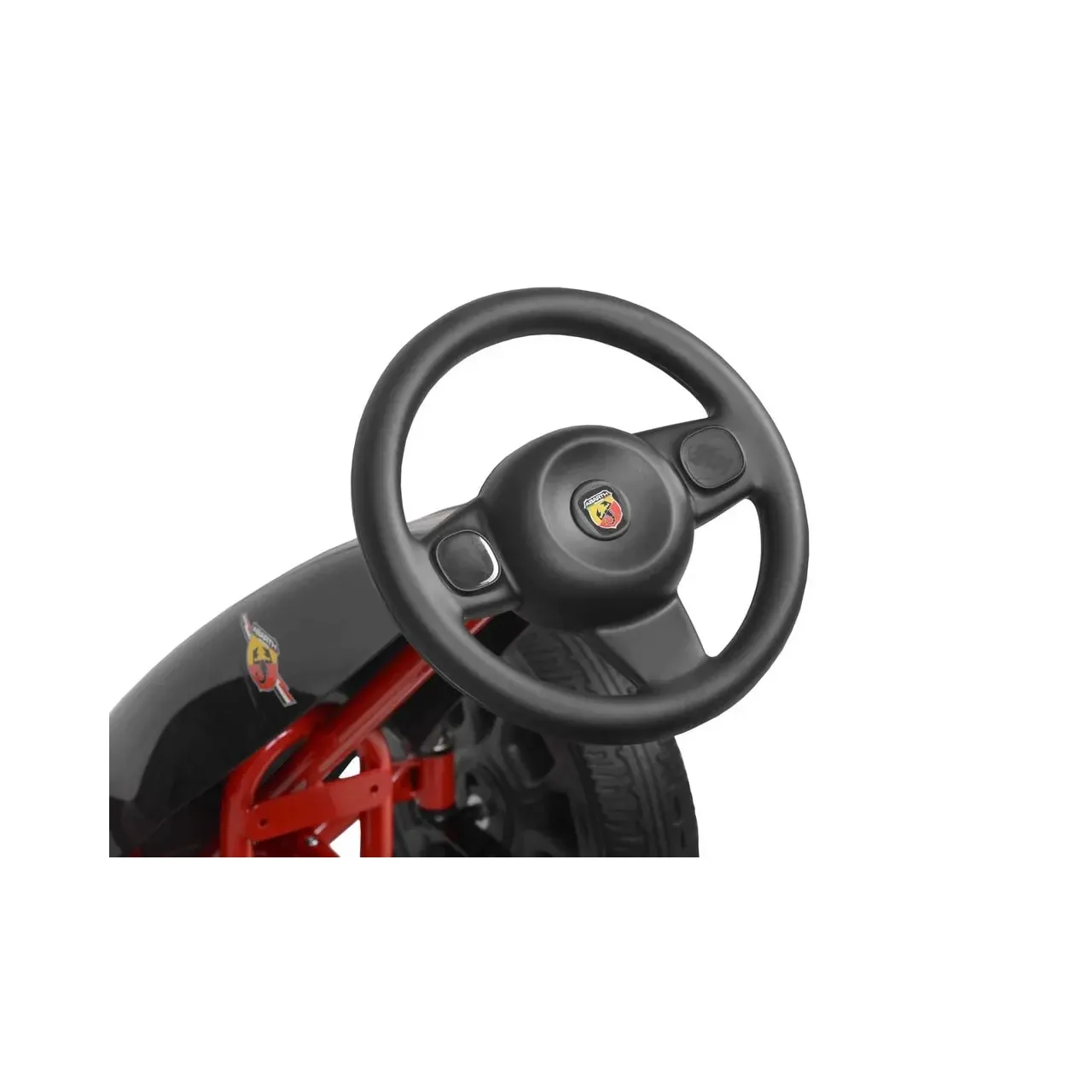 Kart cu pedale HECHT Abarth Black, greutate maxima suportata 25 kg, dimensiuni 113 x 57 x 73 cm, negru 7