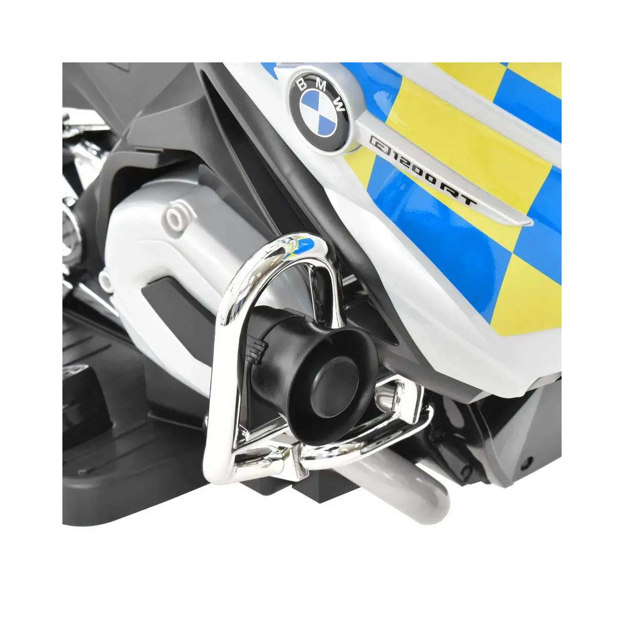 Motocicleta electrica pentru copii HECHT BMW R1200 RT Police, acumulator 12 V, 7 Ah, greutate maxima suportata 30 kg, viteza 6 km/h, varsta 3-8 ani 2