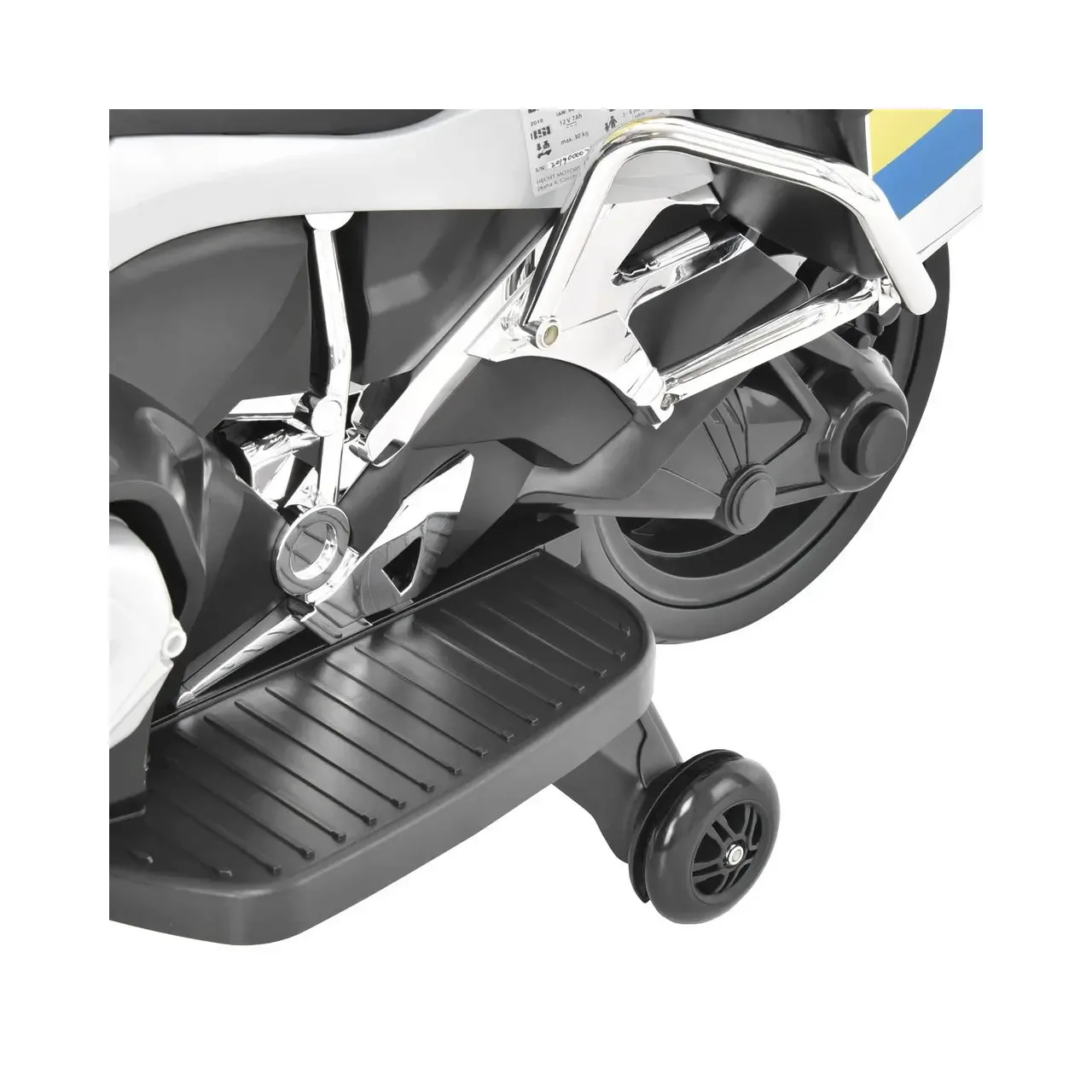 Motocicleta electrica pentru copii HECHT BMW R1200 RT Police, acumulator 12 V, 7 Ah, greutate maxima suportata 30 kg, viteza 6 km/h, varsta 3-8 ani 3