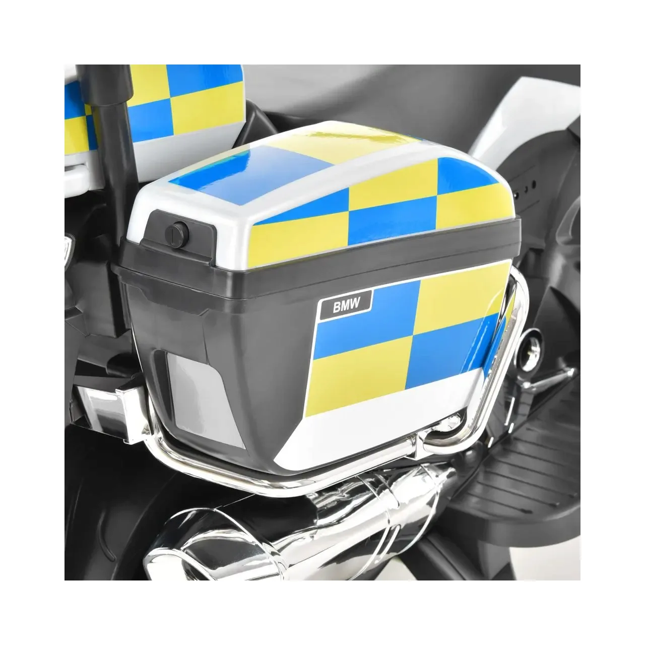 Motocicleta electrica pentru copii HECHT BMW R1200 RT Police, acumulator 12 V, 7 Ah, greutate maxima suportata 30 kg, viteza 6 km/h, varsta 3-8 ani 7