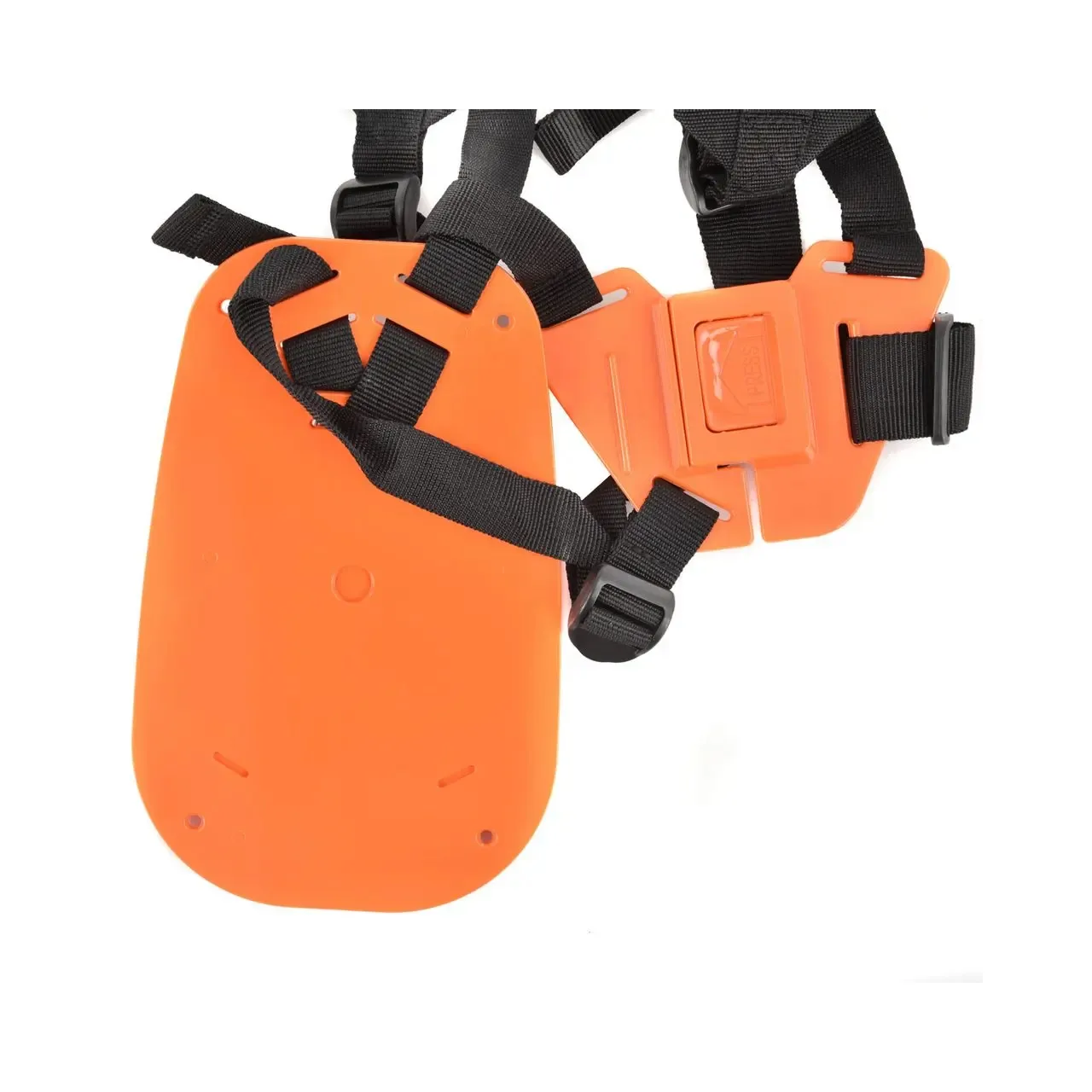 Curea de umar pentru trimmer HECHT 000102, tip ham, culoare negru/portocaliu 2