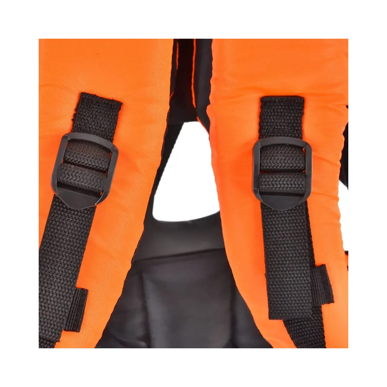 Curea de umar pentru trimmer HECHT 000103, tip ham, culoare negru/portocaliu 2