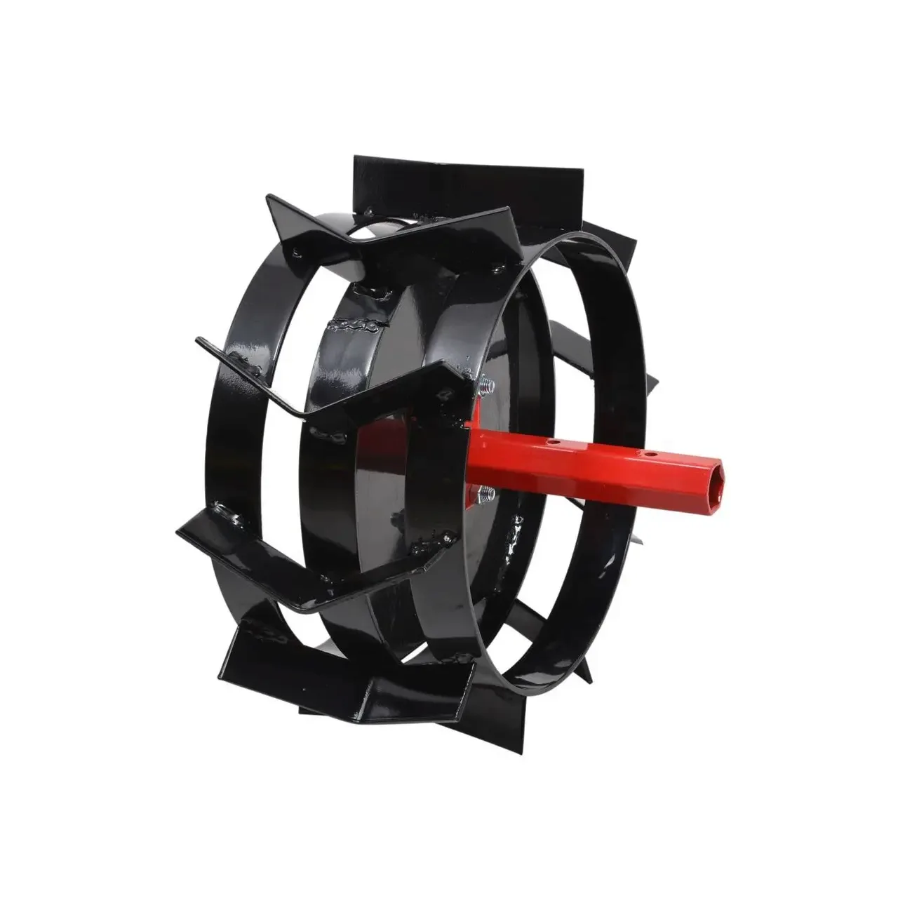 Set 2 roti metalice HECHT 007104, accesoriu compatibil cu motocultorul Hecht 7100 1