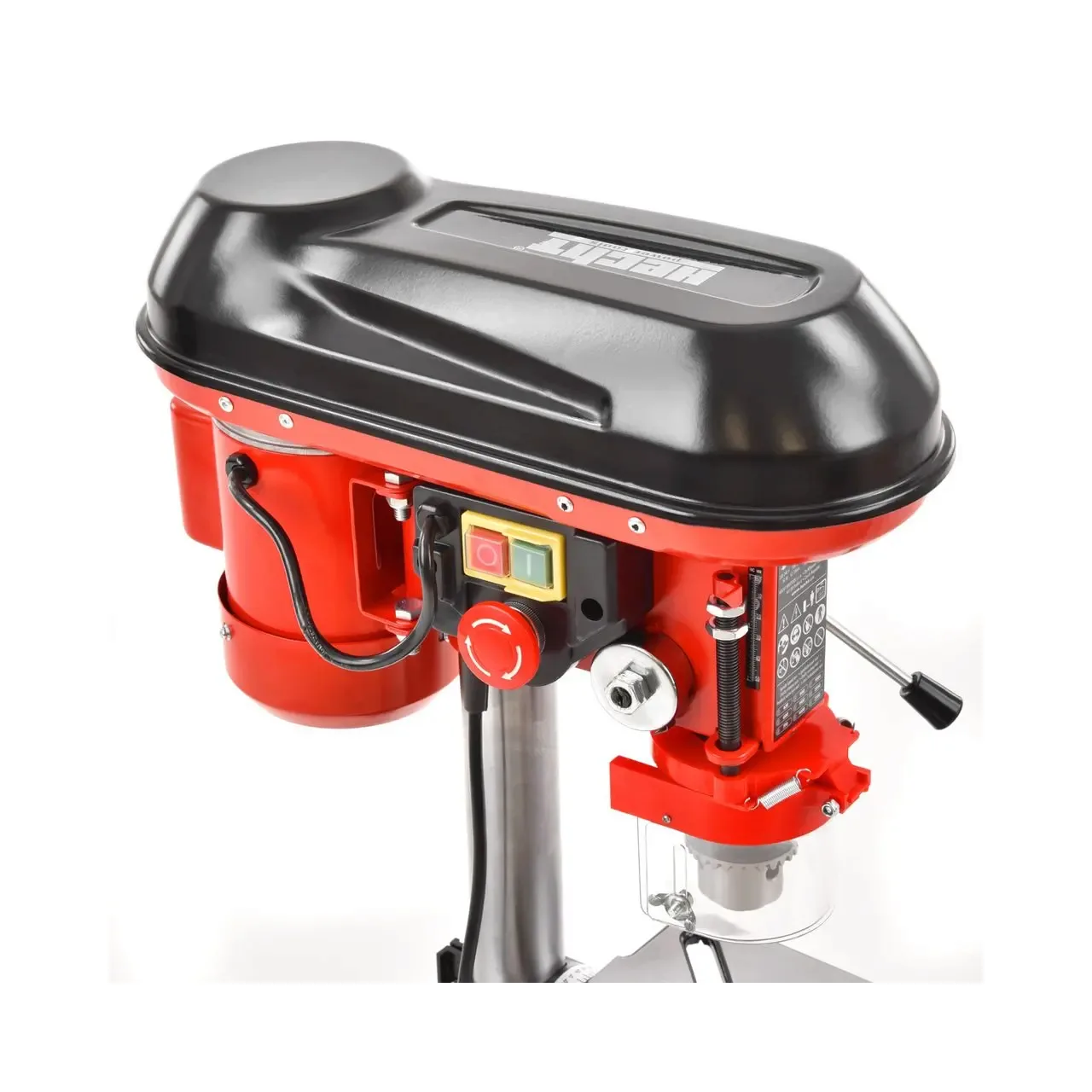 Masina de gaurit cu coloana HECHT 1055, putere motor 550 W, 9 viteze, deschidere maxima mandrina 16 mm 2