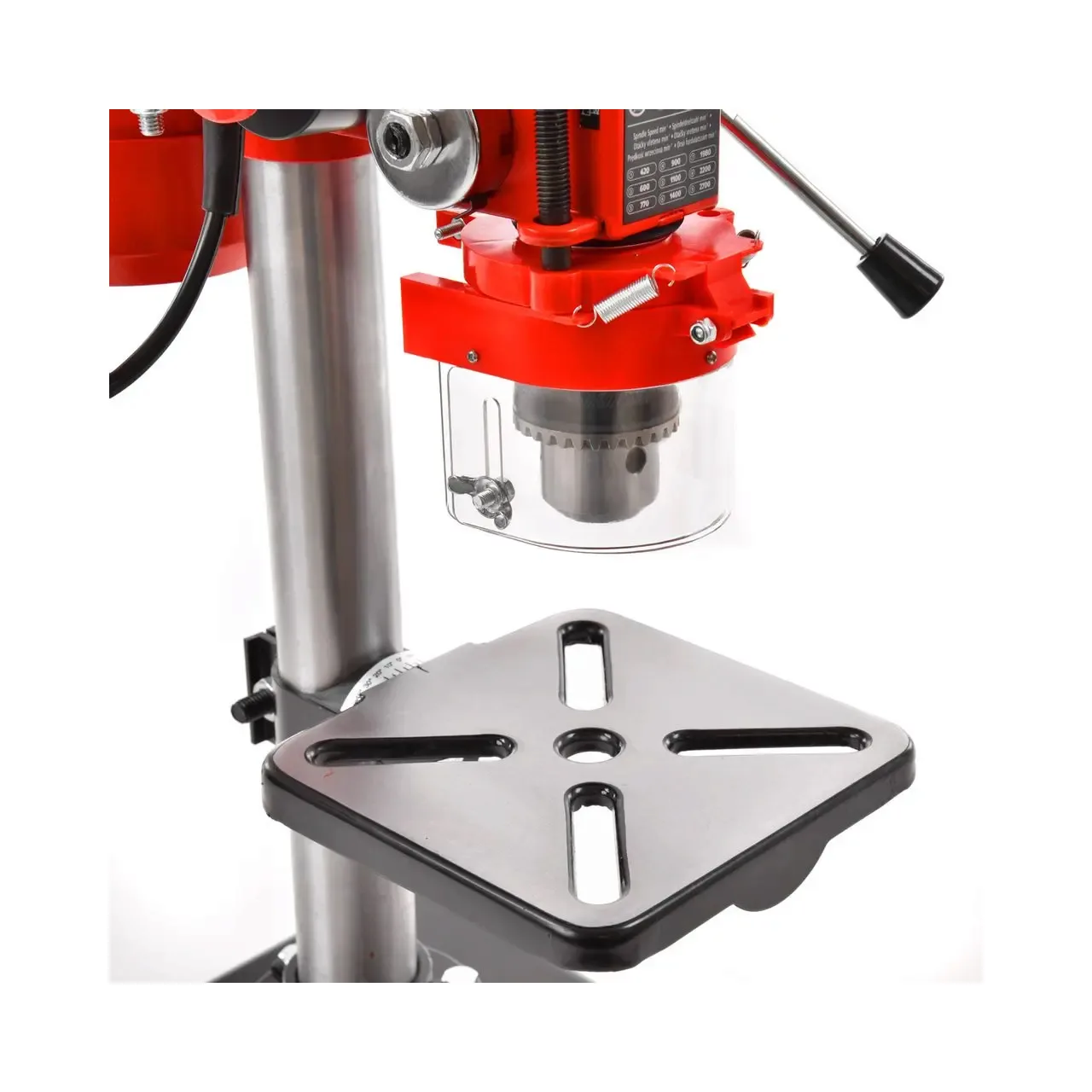 Masina de gaurit cu coloana HECHT 1055, putere motor 550 W, 9 viteze, deschidere maxima mandrina 16 mm 4