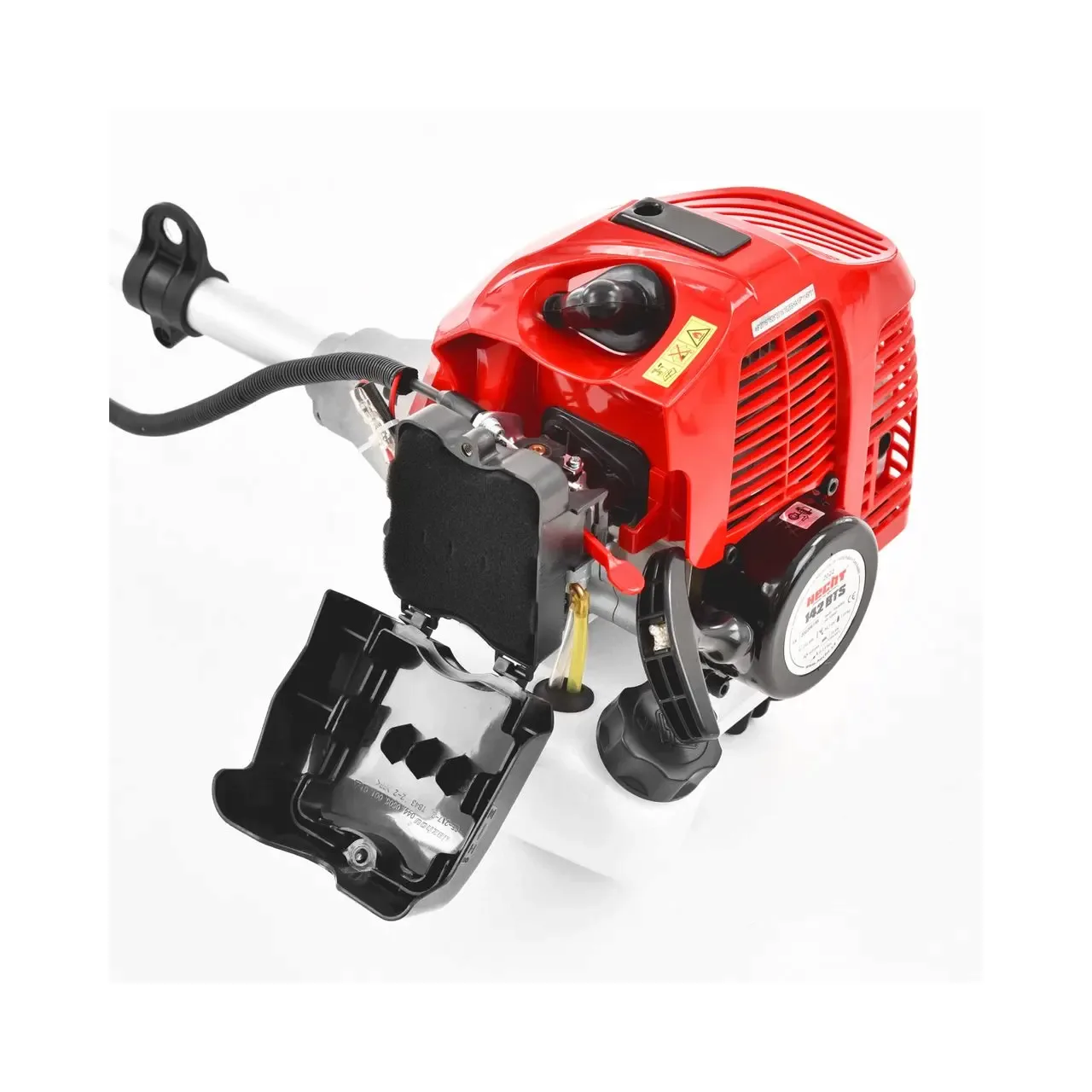 Motocoasa de umar pe benzina HECHT 142 BTS, ciclu de functionare 2 timpi, putere 2 CP, capacitate cilindrica 43 CC 5