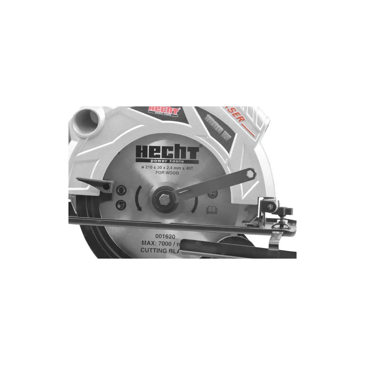 Fierastrau circular HECHT 1620, putere motor 1800 W, diametru panza 210 mm, 5000 rpm 2