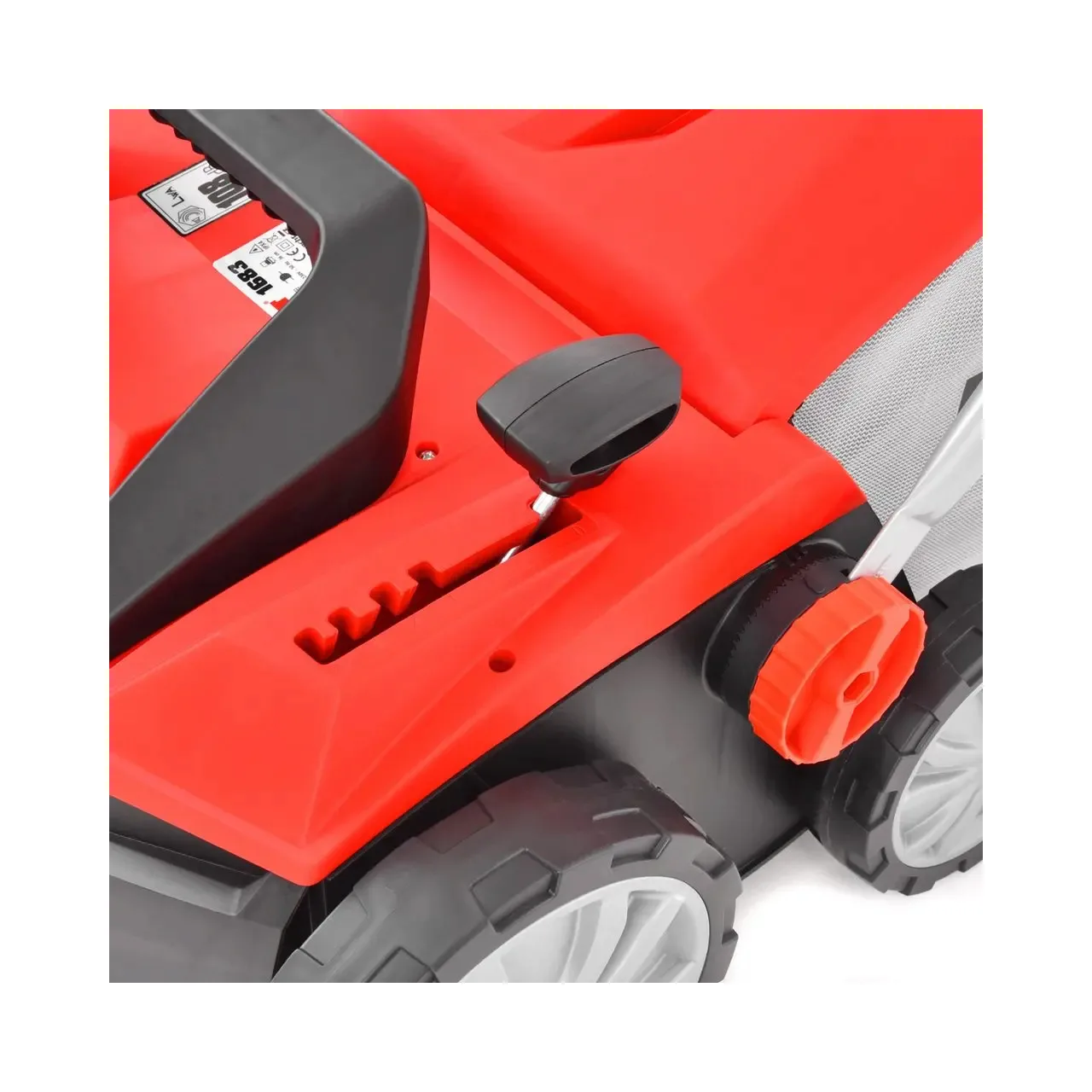 Scarificator si aerator electric HECHT 1683 2 in 1, putere motor 1600 W, sac colectare 48 litri, latime de lucru 38 cm 6