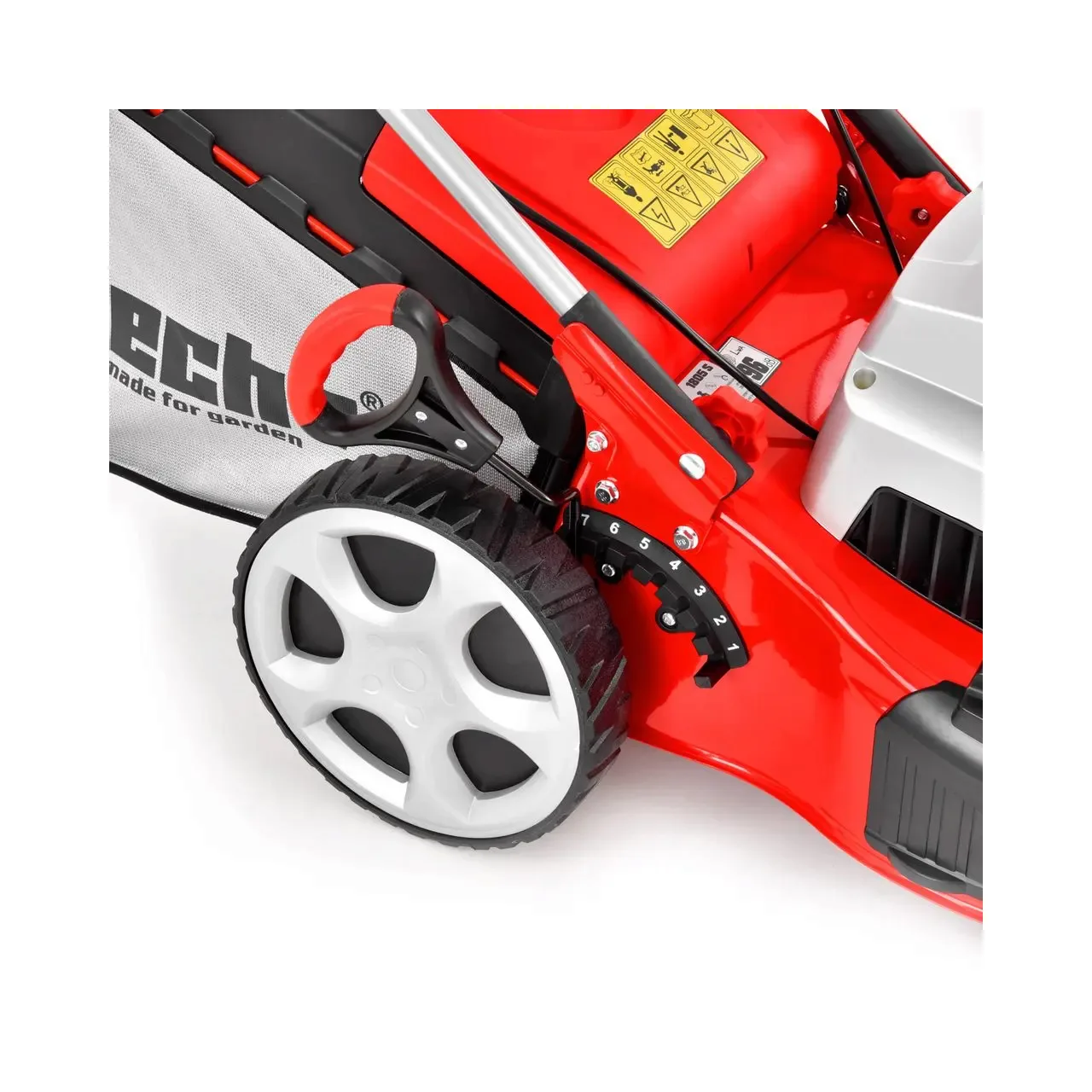 Masina de tuns iarba Hecht 1805S, 5in1,  putere 1800 W, latime de lucru 46 cm, reglare 25-75 mm 6