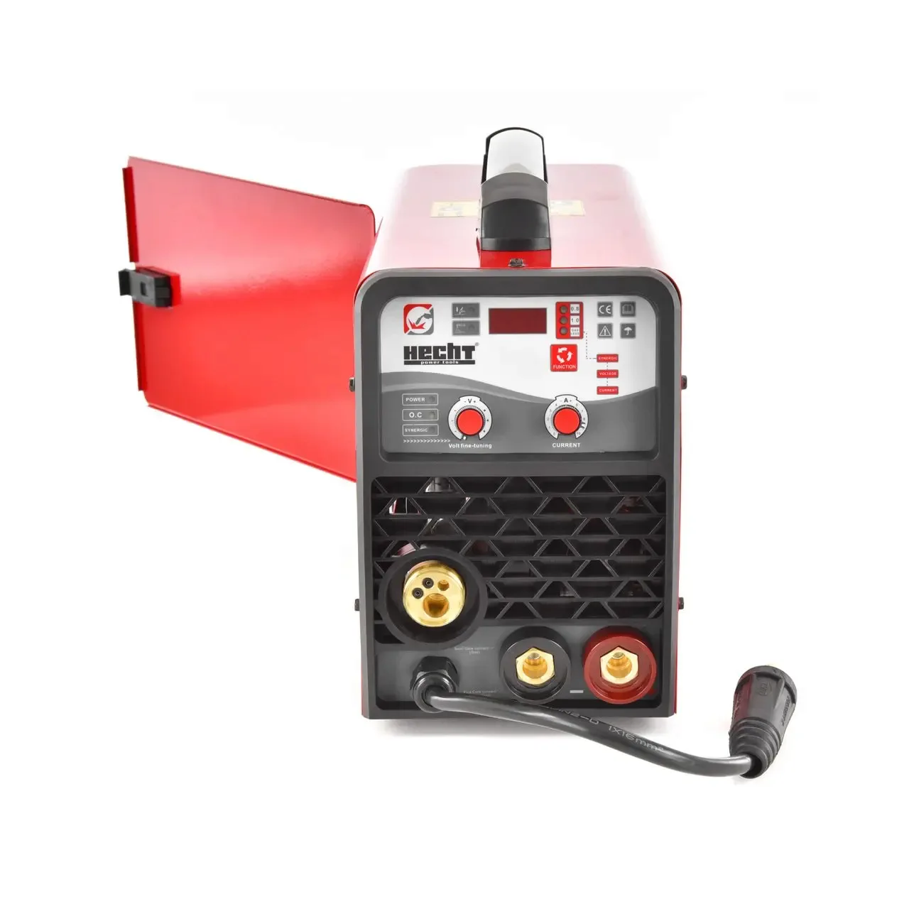 Aparat de sudura invertor HECHT 1830, procedeu sudura MIG, MAG, MMA, tensiune de sudare 27.2 V, curent sudura 20-200 A, dimensiune electrod 1-4 mm 8