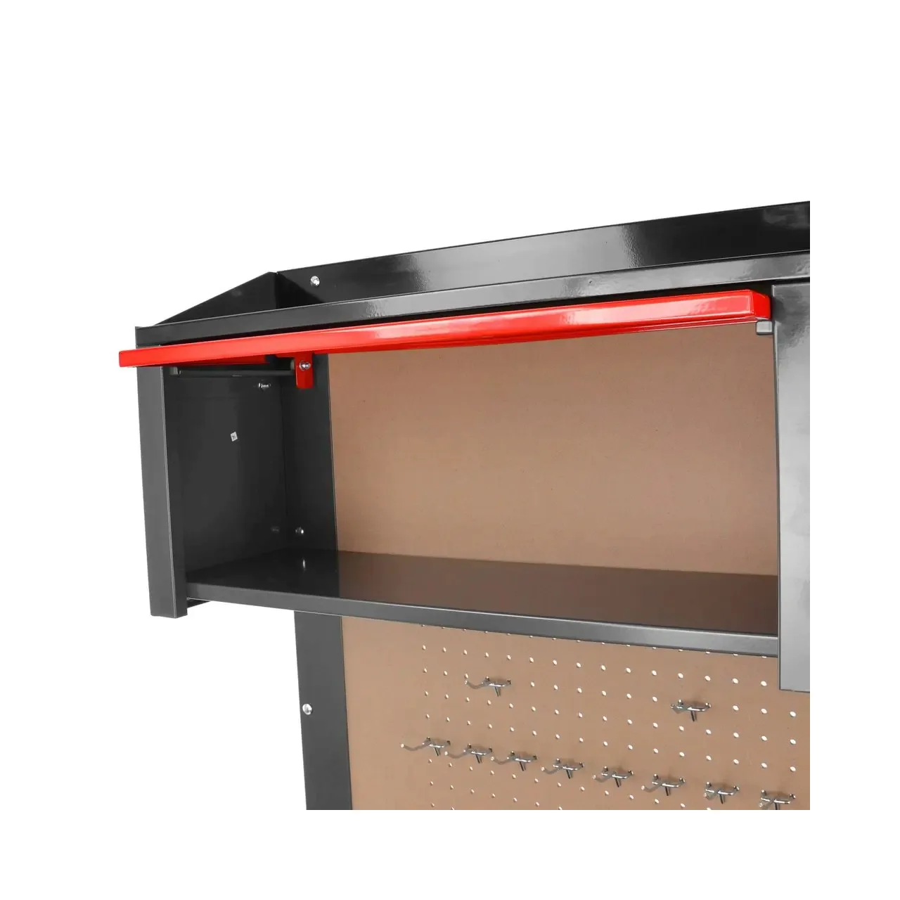 Banc de scule cu 4 sertare HECHT 2091, din metal, 120 x 58 x 174 cm, capacitate maxima de incarcare 450 kg 2