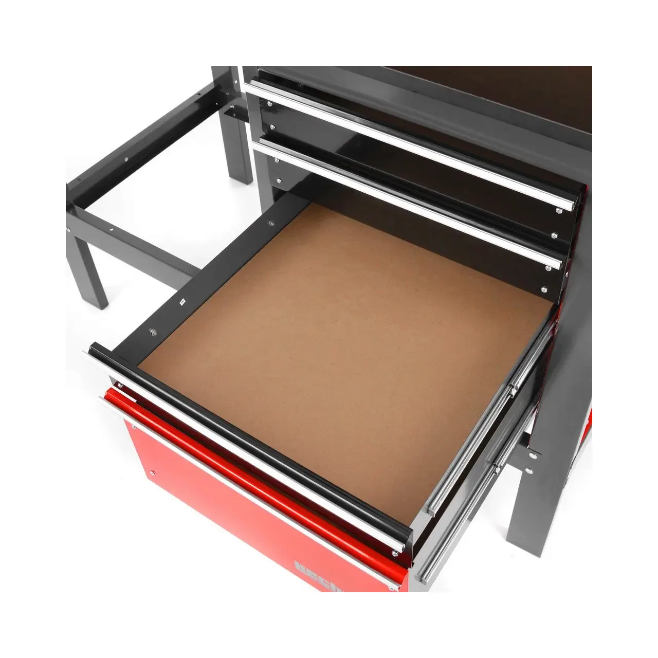 Banc de scule cu 4 sertare HECHT 2091, din metal, 120 x 58 x 174 cm, capacitate maxima de incarcare 450 kg 8