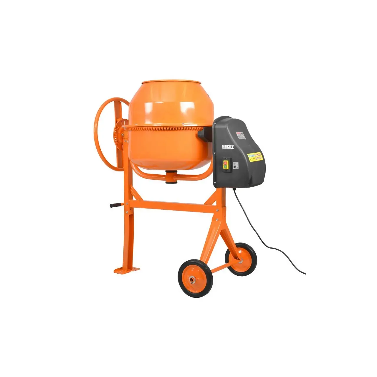 Betoniera HECHT 2117, motor electric, putere 550 W, capacitate 120 litri 1