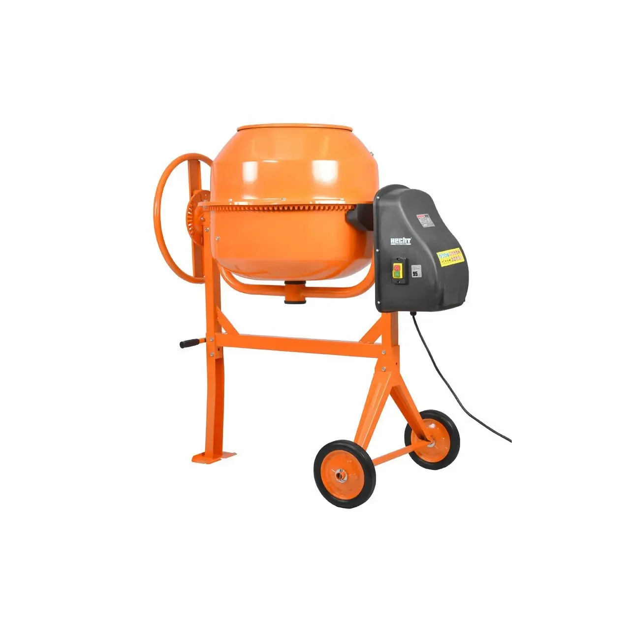 Betoniera HECHT 2141, motor electric, putere 650 W, capacitate 140 litri 1
