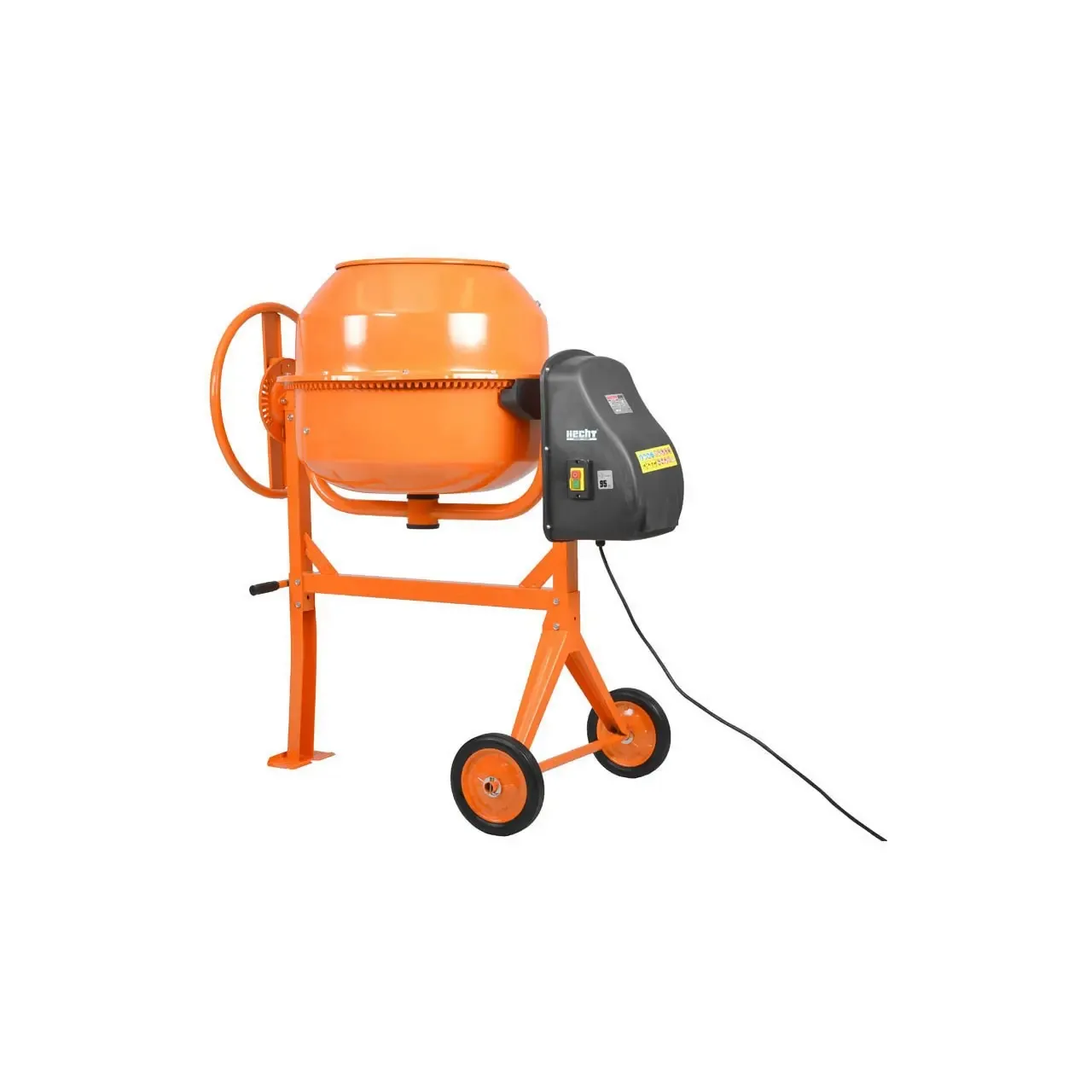 Betoniera HECHT 2141, motor electric, putere 650 W, capacitate 140 litri 2