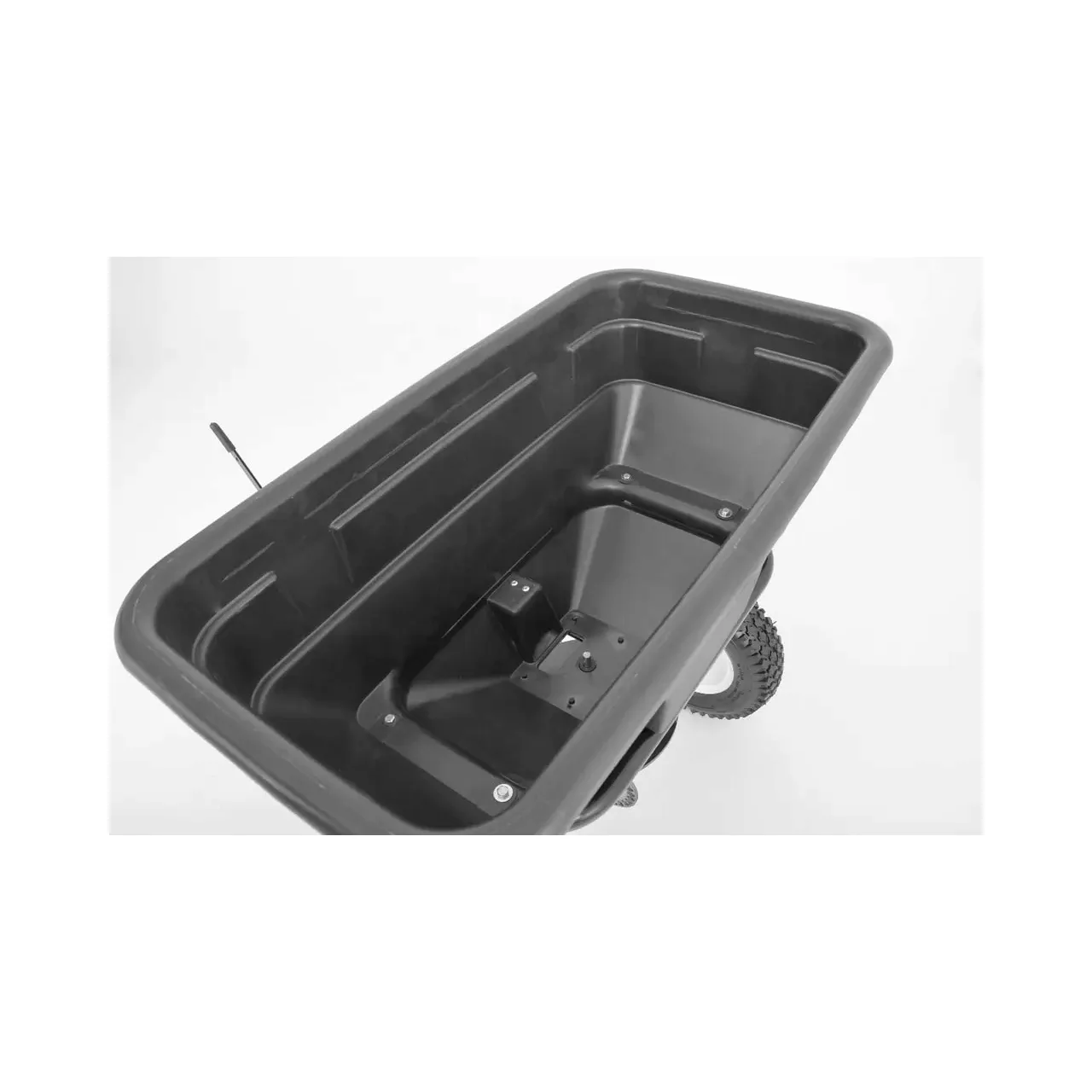 Dispozitiv de imprastitat HECHT 256, pentru seminte sare sau ingrasamant, capacitate cuva 60 litri, latime raspandire 3.5 m 1