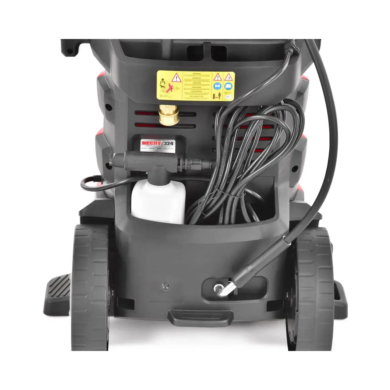 Aparat de spalat cu presiune HECHT 324, motor electric, putere 2300 W, presiune maxima 150 Bar, debit de apa 420 l/h 10