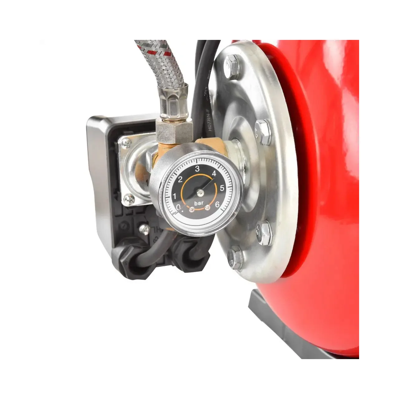 Hidrofor HECHT 3331, putere 1100 W, presiune maxima 4.5 Bar, inaltime refulare 45 m, adancime aspiratie 8 m 4