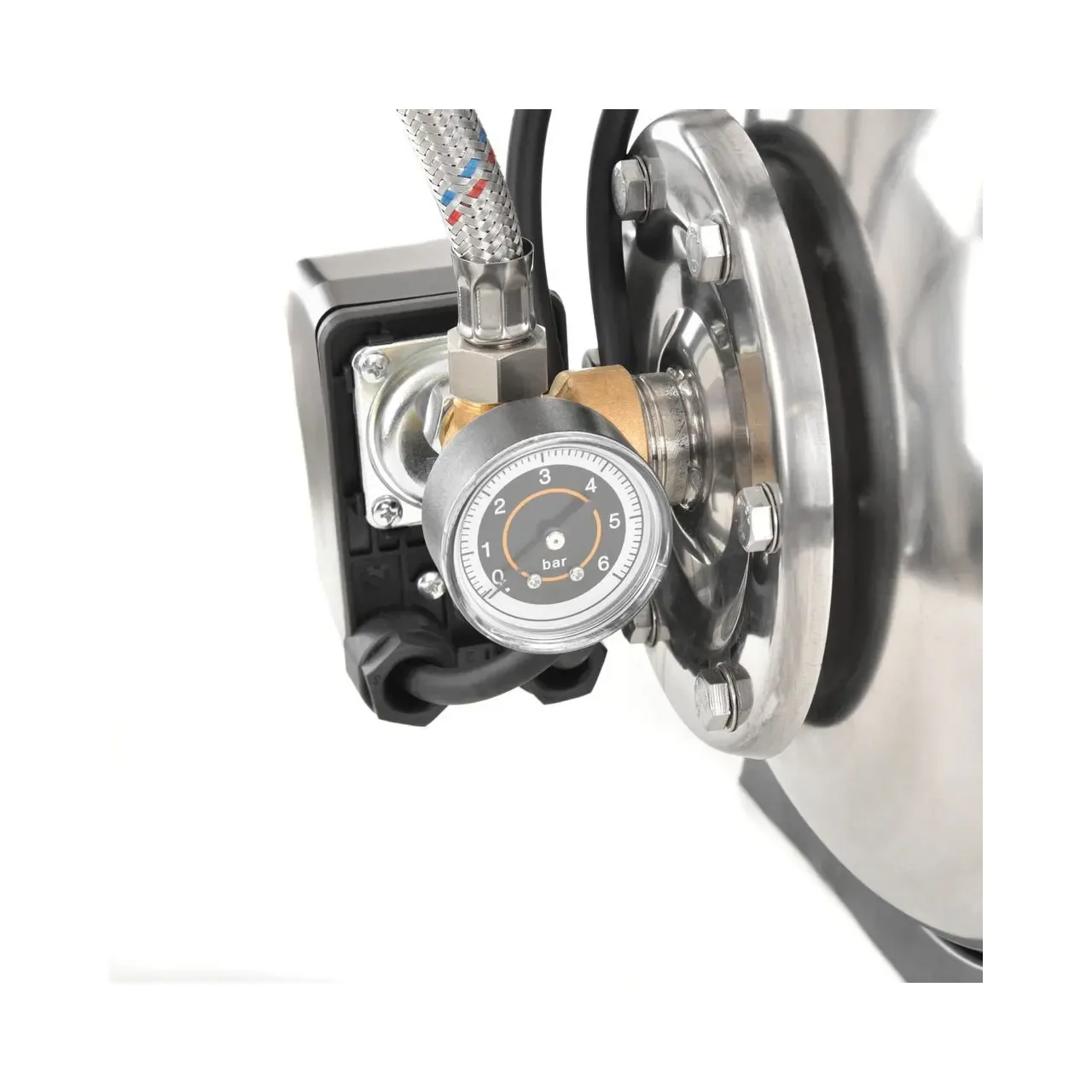 Hidrofor HECHT 3331 Inox, putere 1100 W, vas inox 20 litri, presiune maxima 4.5 Bar, inaltime refulare 45 m, adancime aspiratie 8 m 3