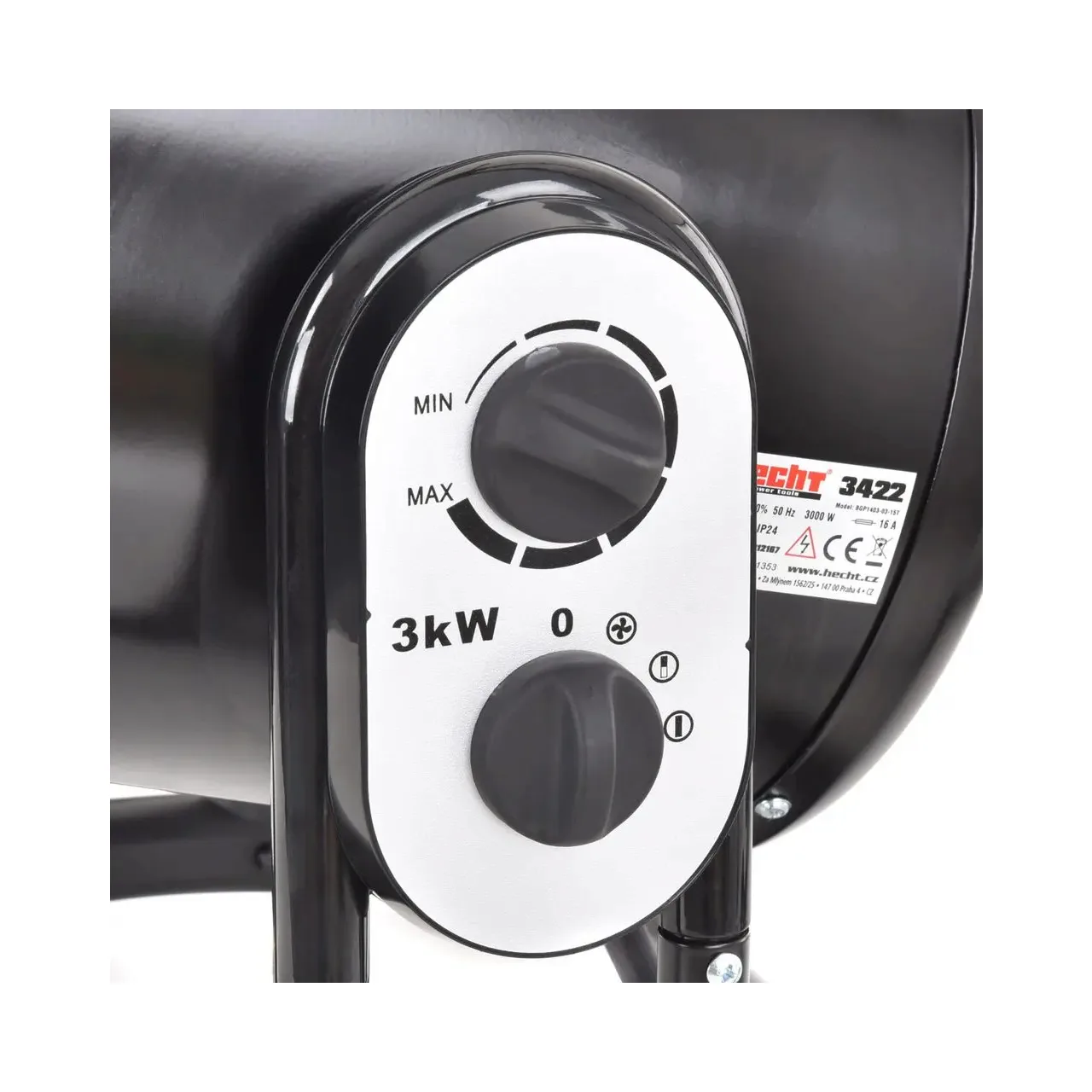 Aeroterma termosuflanta Hecht 3422 putere 3000 w termostat volum incalzit 40 mc 1