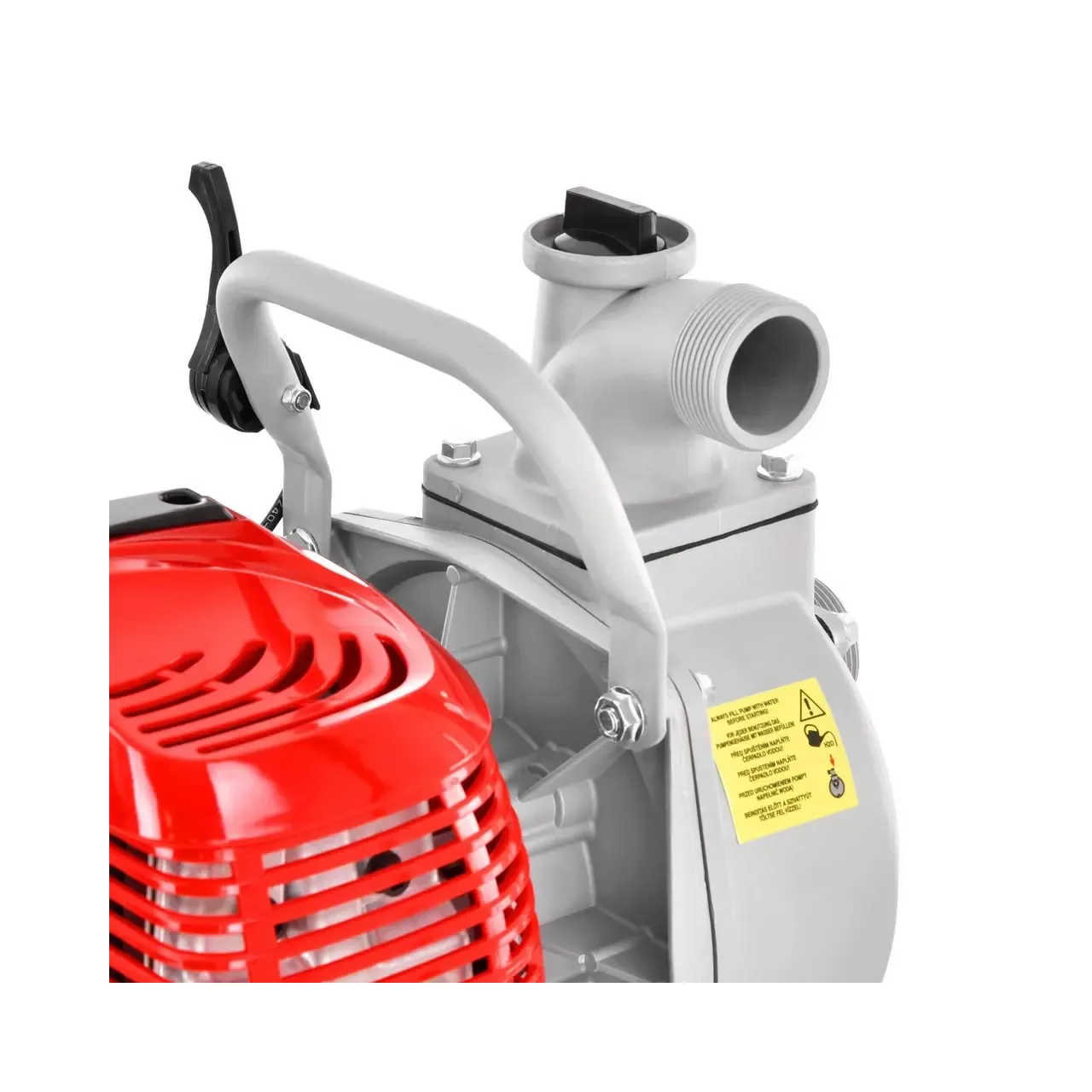 Motopompa pe benzina HECHT 343, racord 1.25 inch, putere 2 CP, debit apa 15000 l/h, inaltime maxima refulare 35 m 9