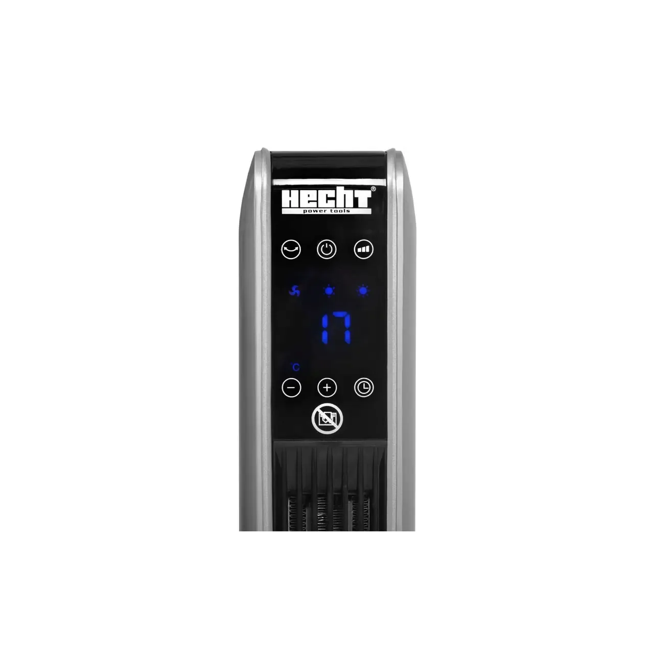 Aeroterma termosuflanta electrica Hecht 3611 cu display led si telecomanda putere 2200 w 1