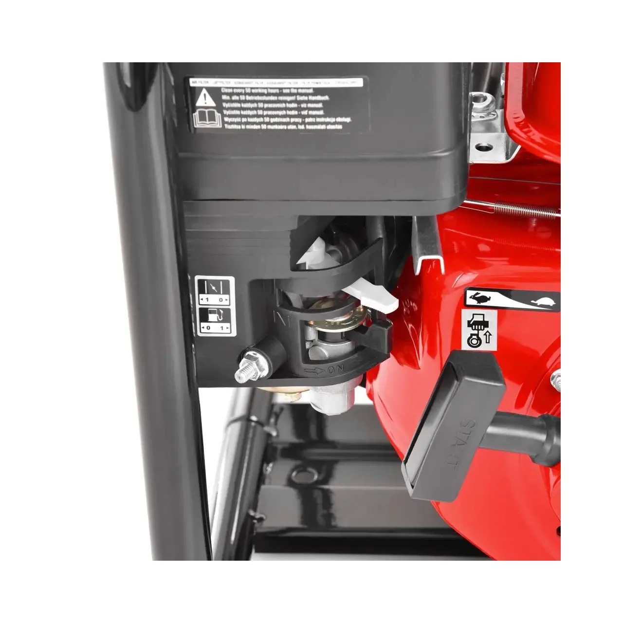 Motopompa pe benzina HECHT 3635, racord 2 inch, putere 6.5 CP, debit apa 30000 l/h, inaltime maxima refulare 27 m 4