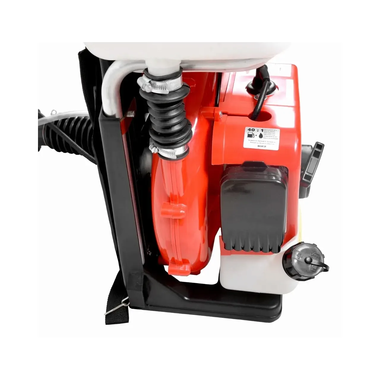 Atomizor pe benzina HECHT 459, putere motor 3.6 CP, volum rezervor 14 litri, raza de actiune 16 m 1