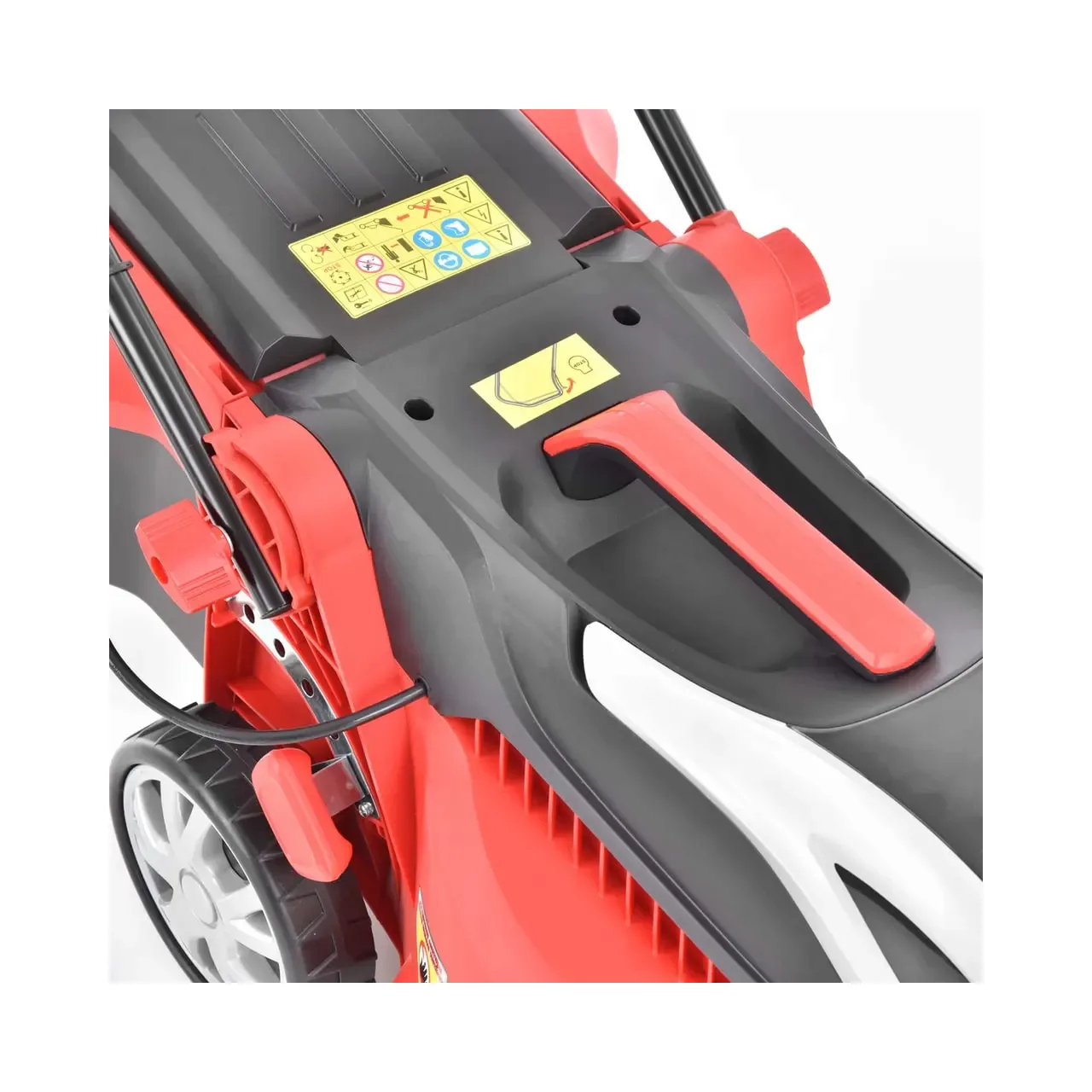 Masina electrica de tuns iarba HECHT 5025, latime de lucru 32 cm, reglare taiere 25-65 mm, actionare manuala, fara acumulator, fara incarcator 4