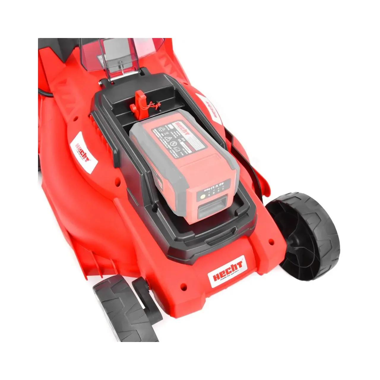 Masina de tuns iarba pe acumulatori HECHT 5034, latime de taiere 34 cm, cos colector 35 litri, 40V, fara acumulator si incarcator 7